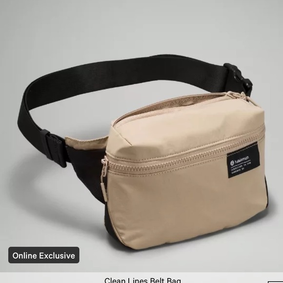 NWT Lululemon Athletica Clean Lines Belt Bag 2L in Trench - Picture 6 of 6